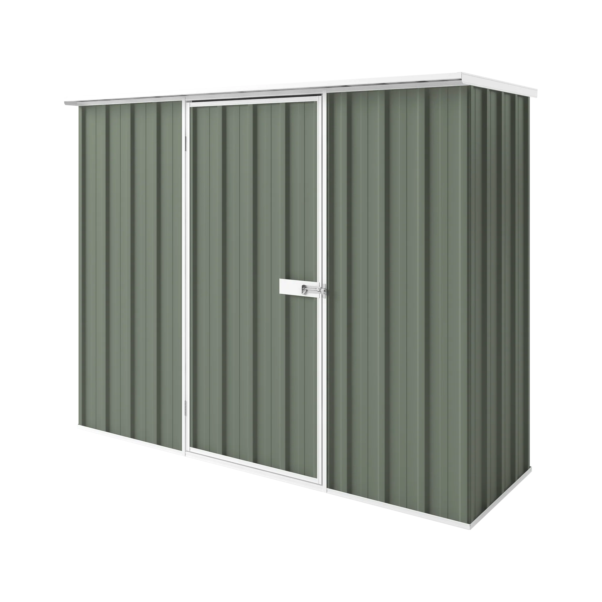 2.25m x 0.78m Flat Roof Garden Shed - Image 6