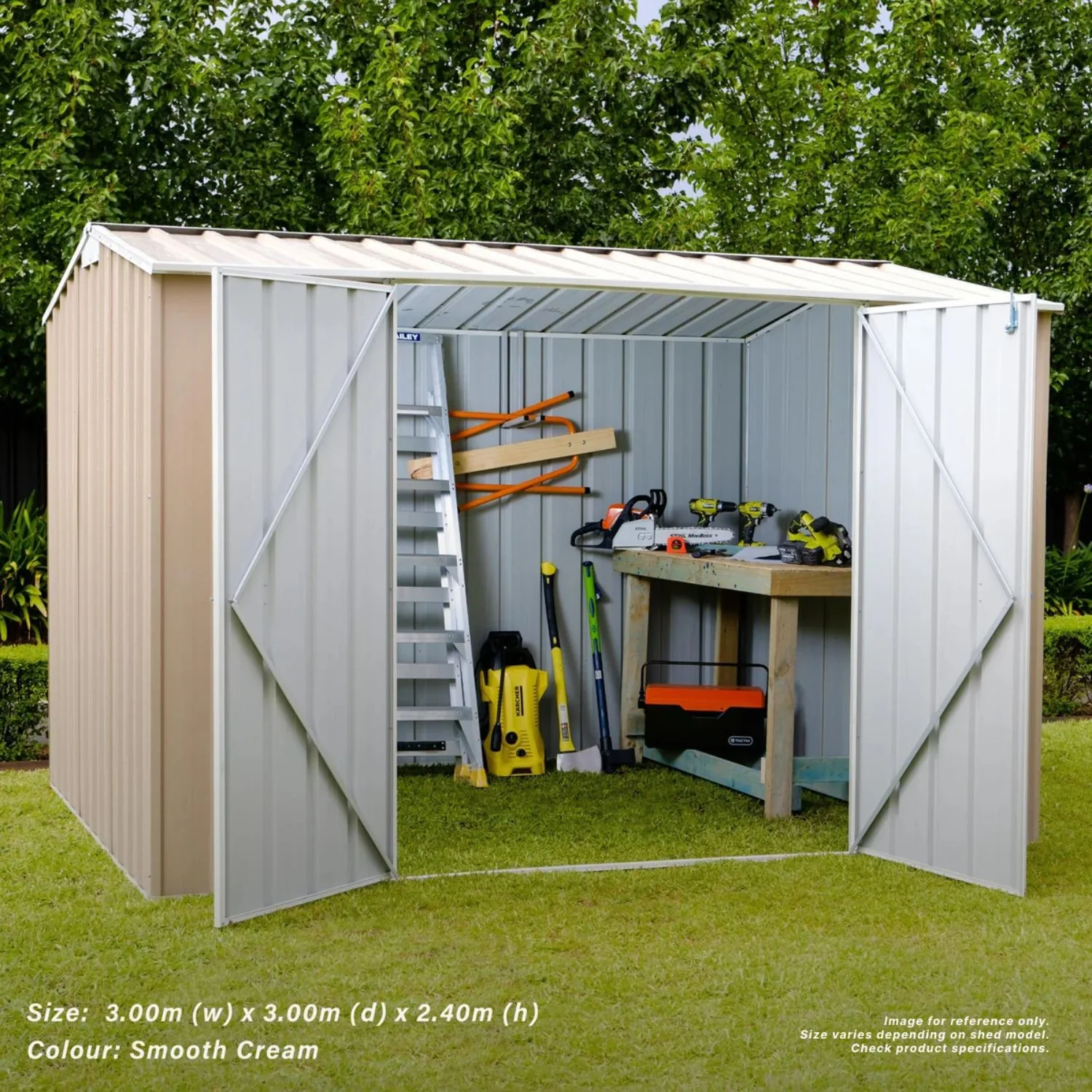 3m x 3m Gable Roof Garden Shed - Image 25