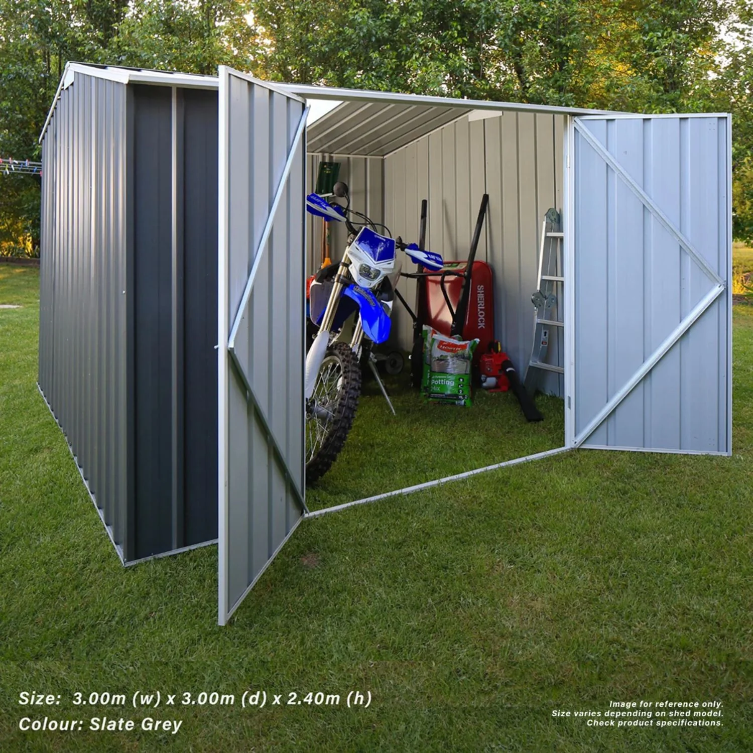 3m x 3m Gable Roof Garden Shed - Image 27