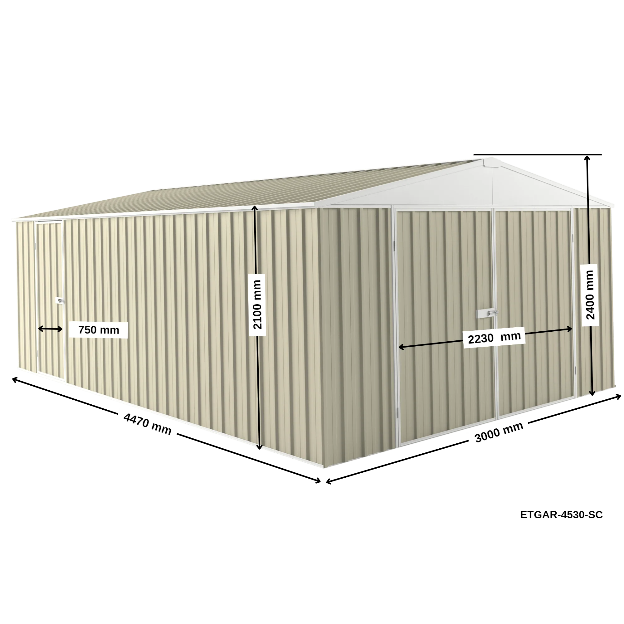 3m x 4.5m Garage Shed - Image 27