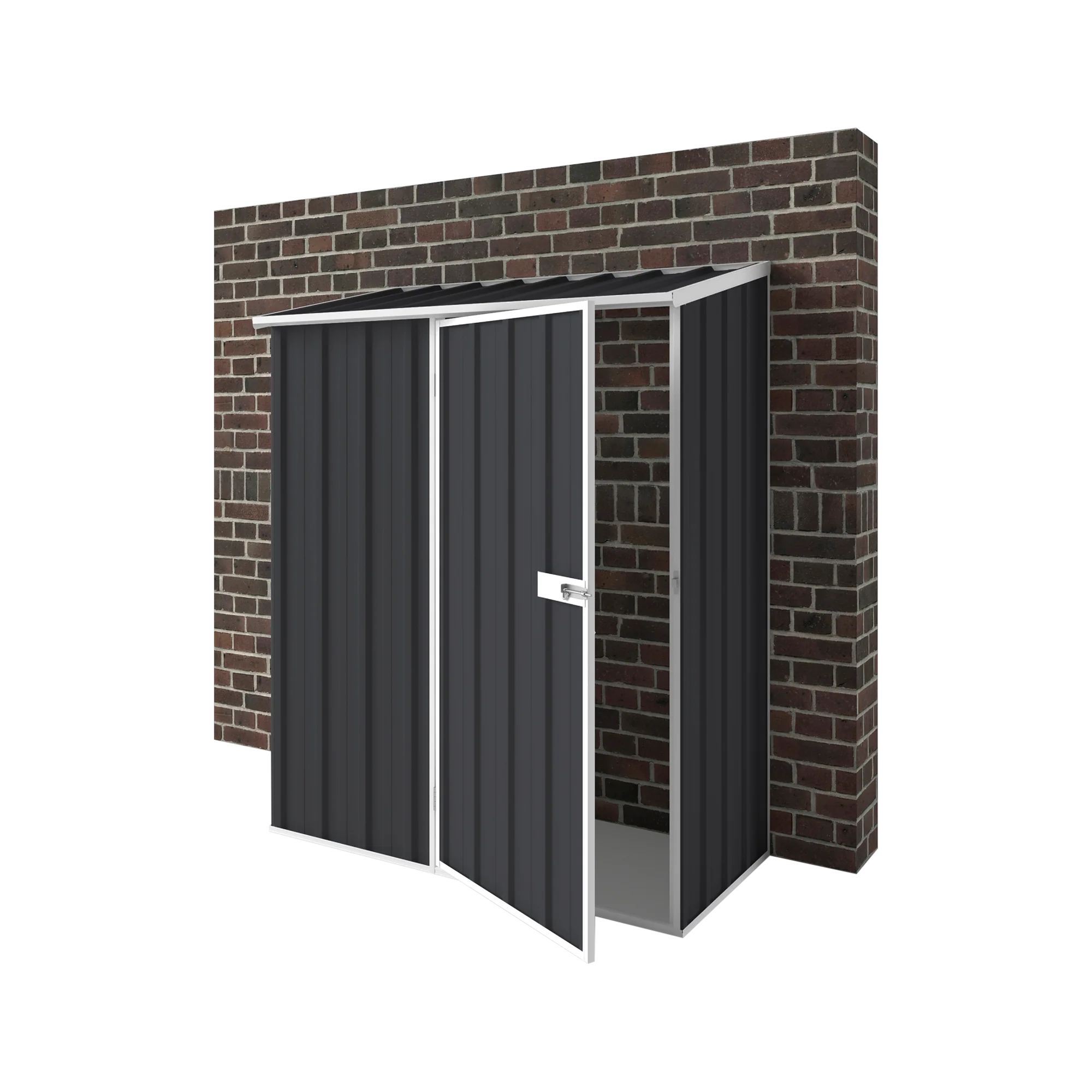 1.5m x 0.78m Off The Wall Garden Shed - Image 8