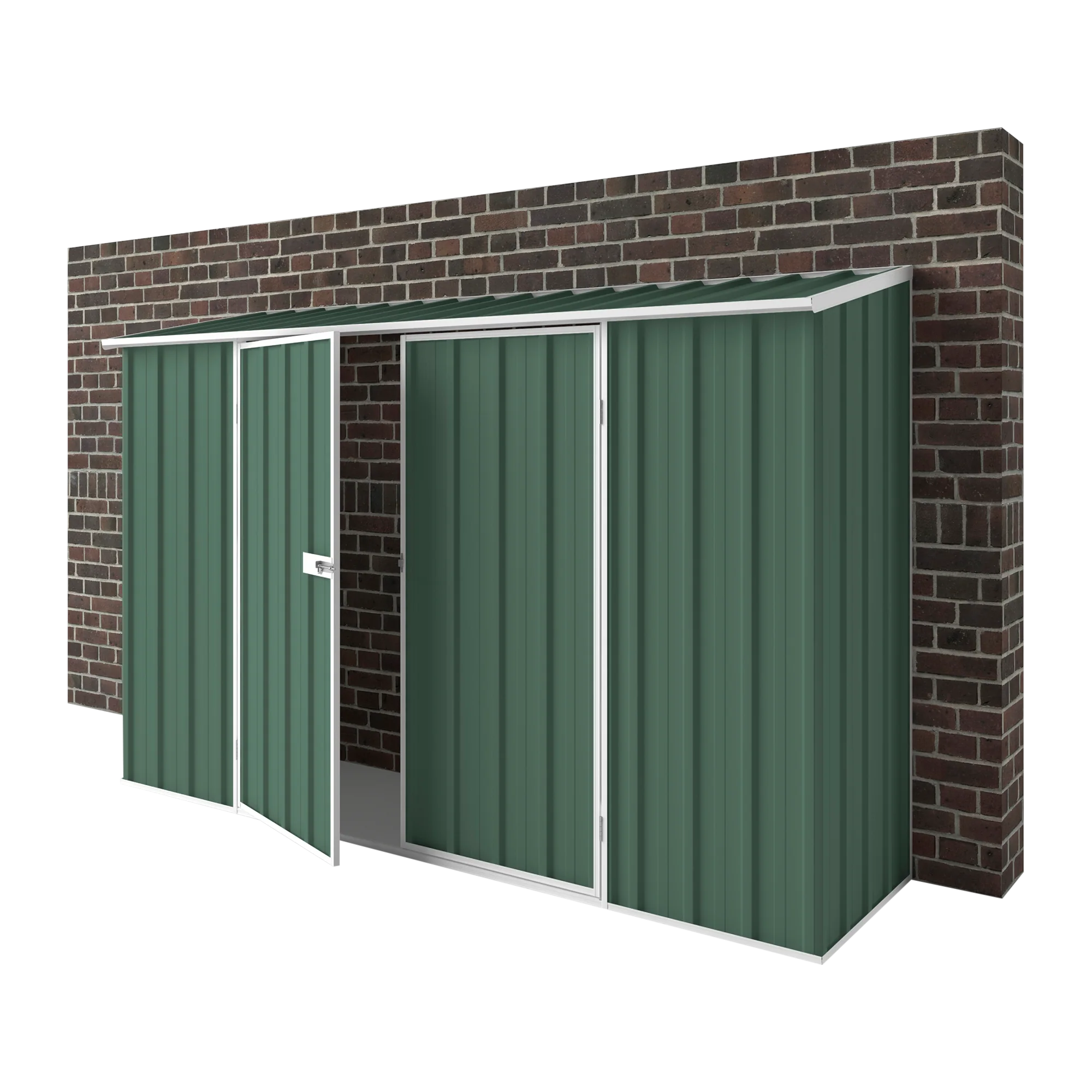 3m x 0.78m Off The Wall Garden Shed - Image 11