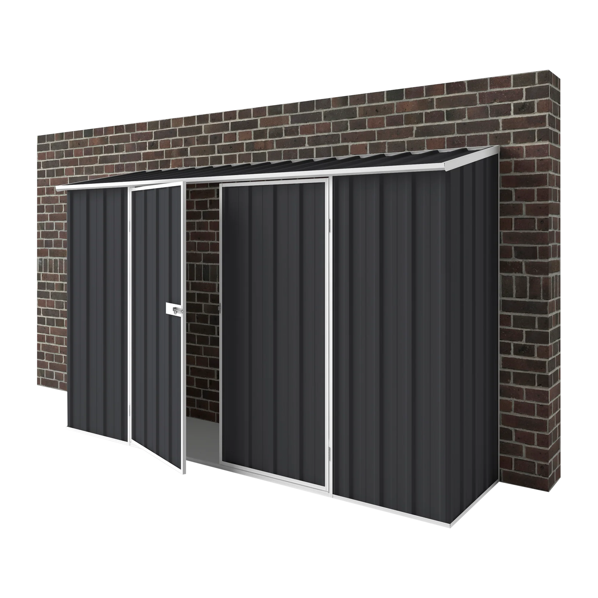 3m x 0.78m Off The Wall Garden Shed - Image 9
