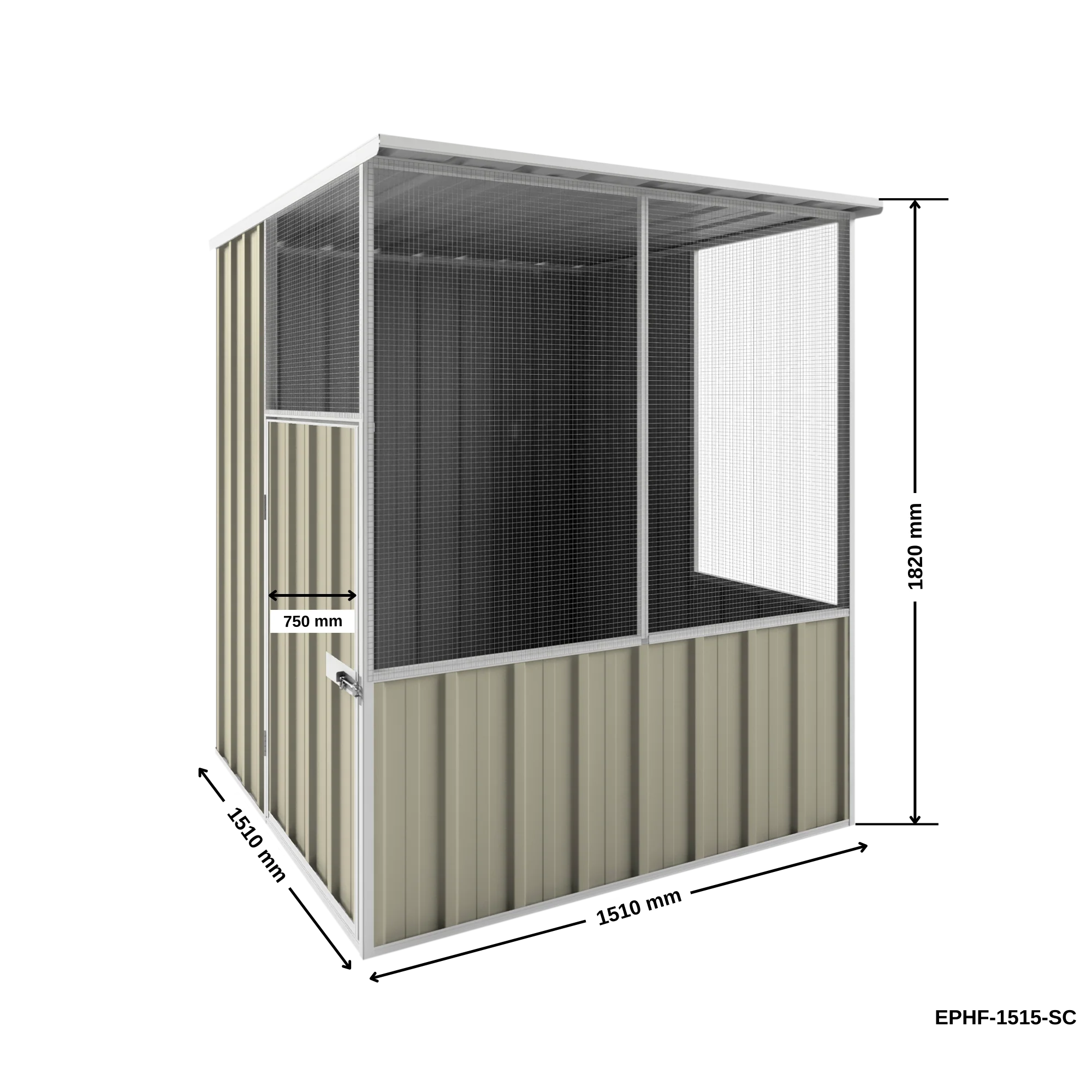 1.5m x 1.5m Aviary Pet House - Image 14