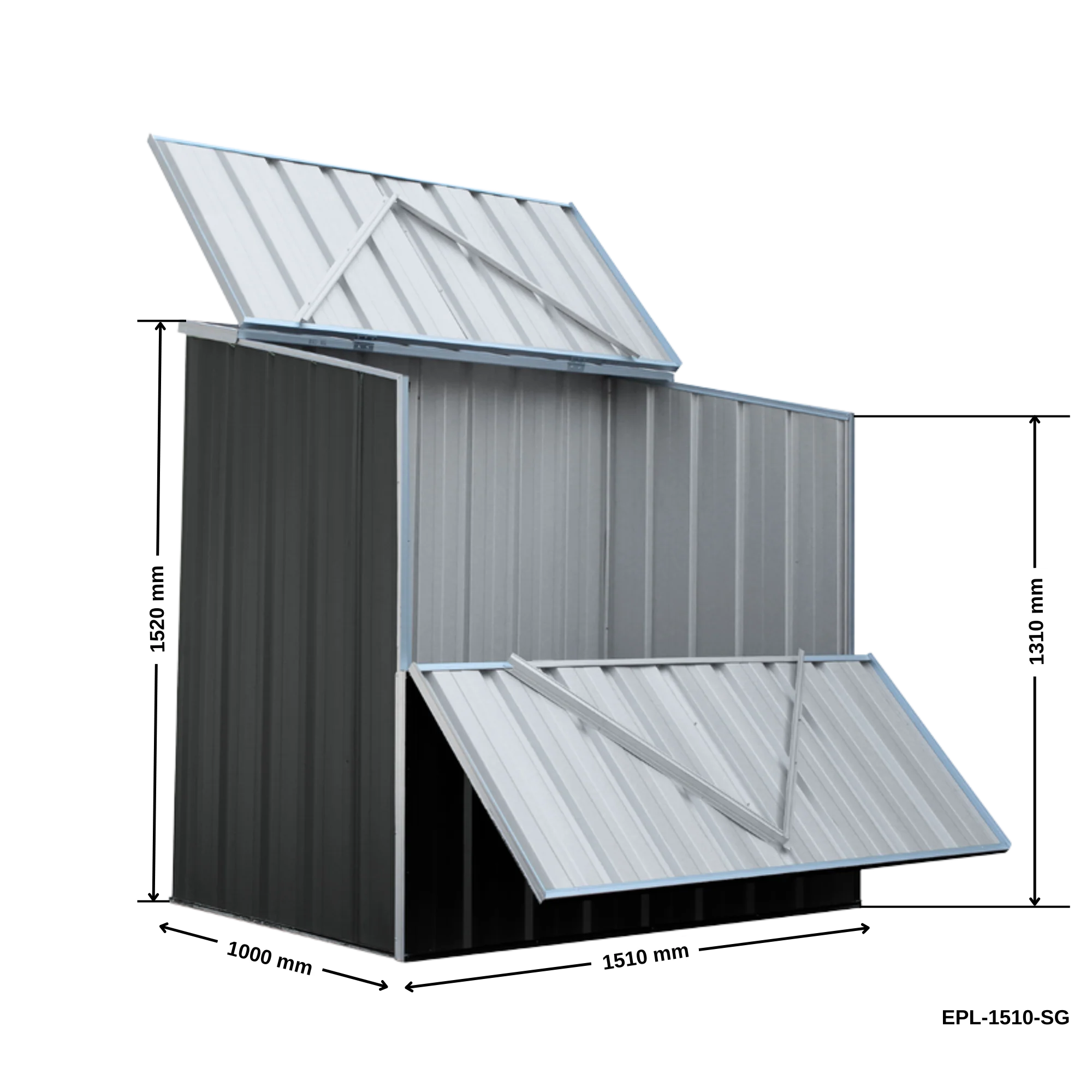 1.5m x 0.97m Pool Pump Shed - Image 13