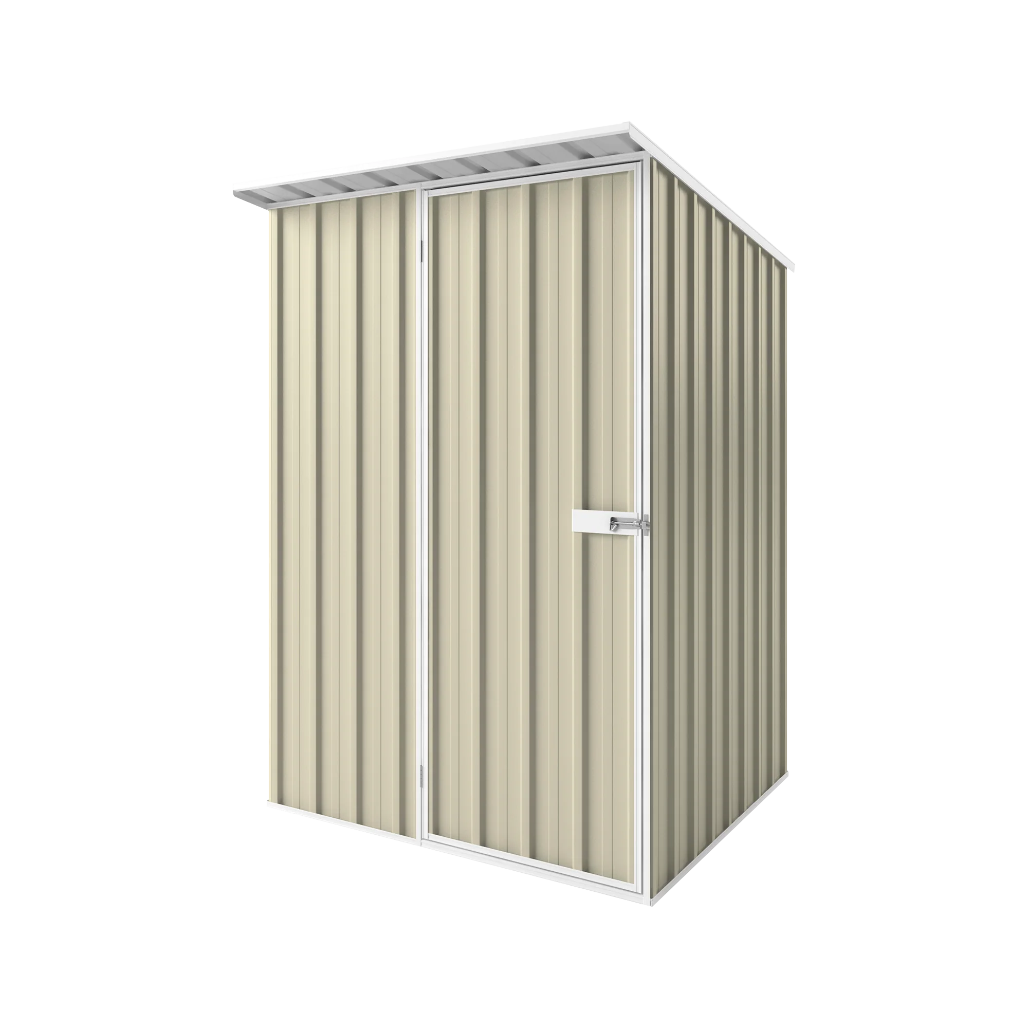 1.5m x 1.5m x 2.1m Skillion Roof Garden Shed - Image 3